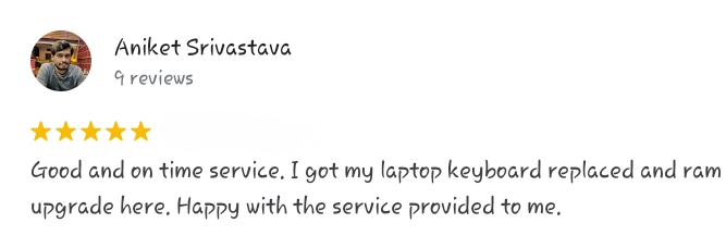 customer's review on google about our services